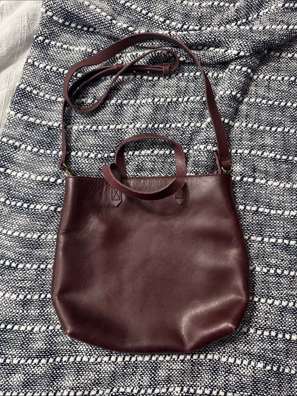 Madewell Transport Tote Crossbody - Zip Top
